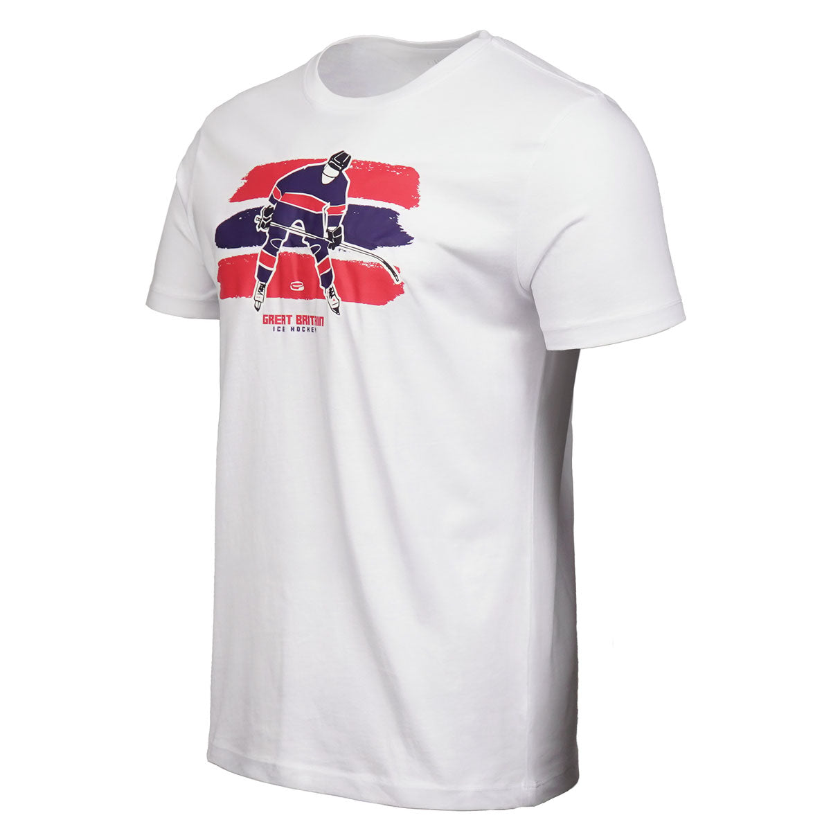 GB Ice Hockey Player Tee White
