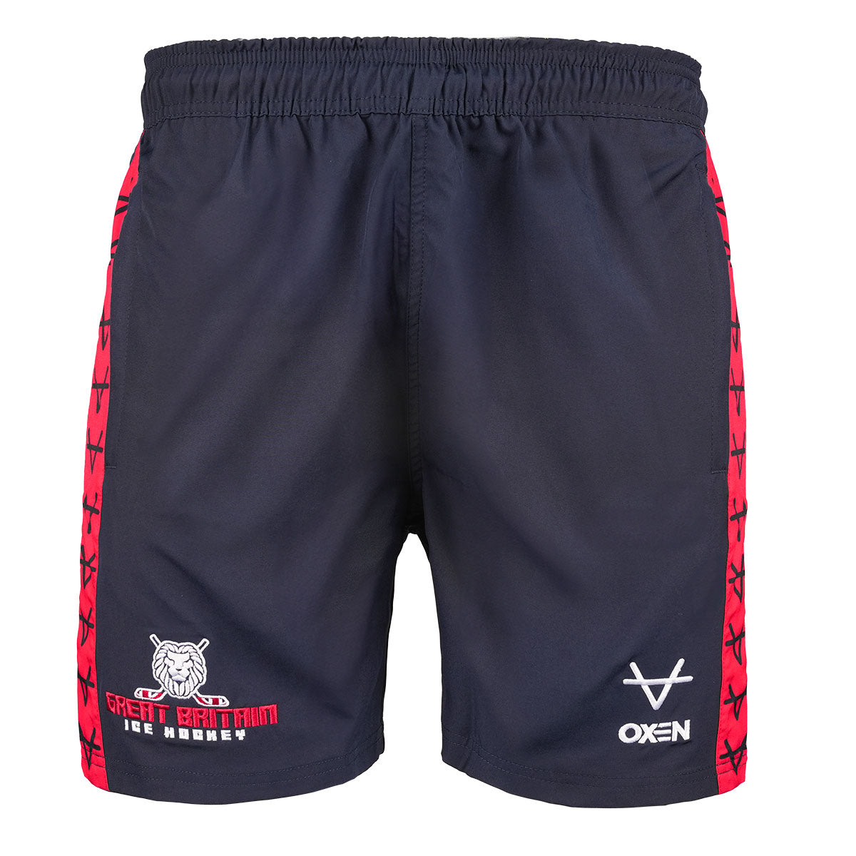 GB Ice Hockey Stripe Gym Shorts