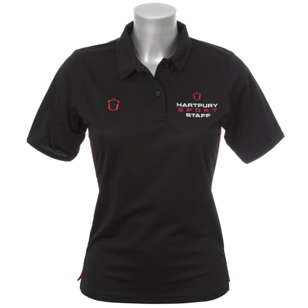 Hartpury Staff Ladies Canford Polo 1 Black