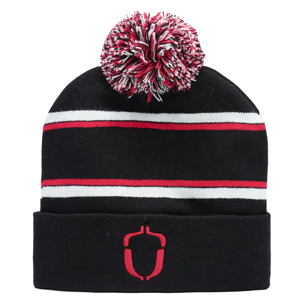 Hartpury Acorn Black Bobble Hat