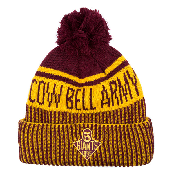 Huddersfield Giants Fleece Lined Cow Bell Beanie