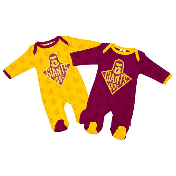 Huddersfield Giants 2 Pack Sleepsuit