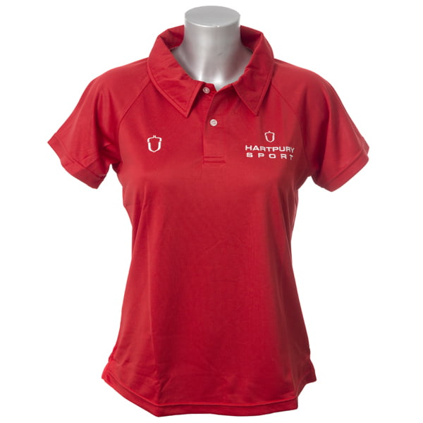 Hartpury Sport Acorn Ladies Polo Red