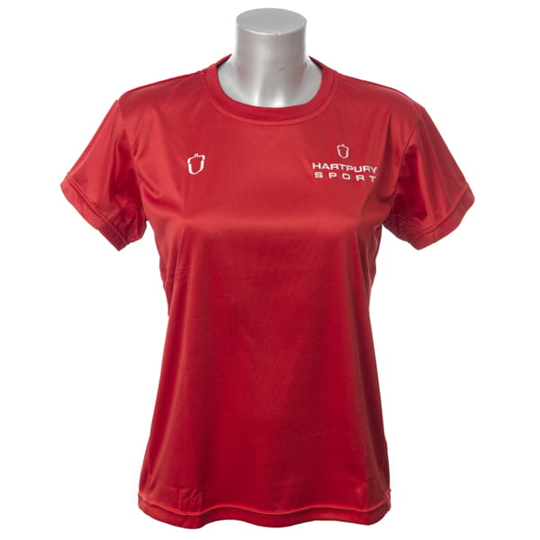 Hartpury Sport Acorn Ladies Training Tee Red