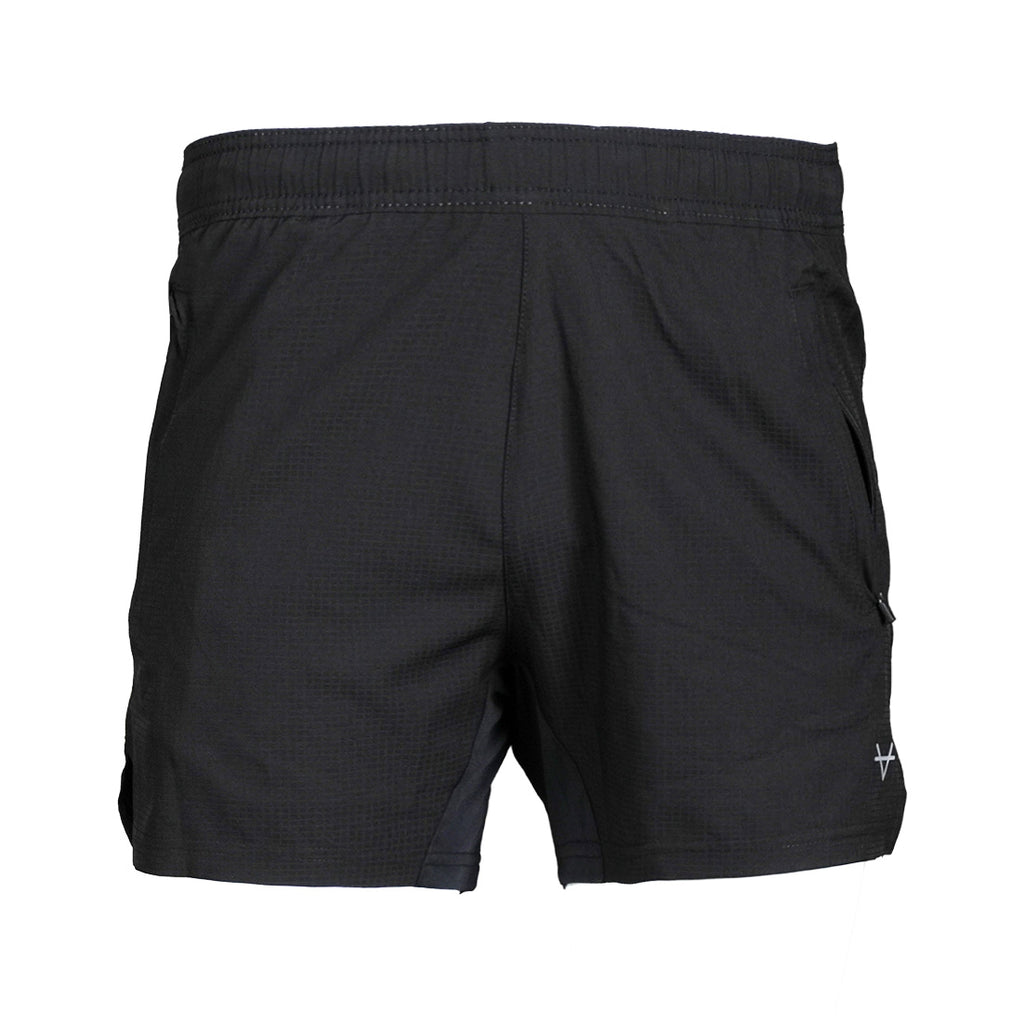 KS Fusion 5 Inch Run Shorts Black