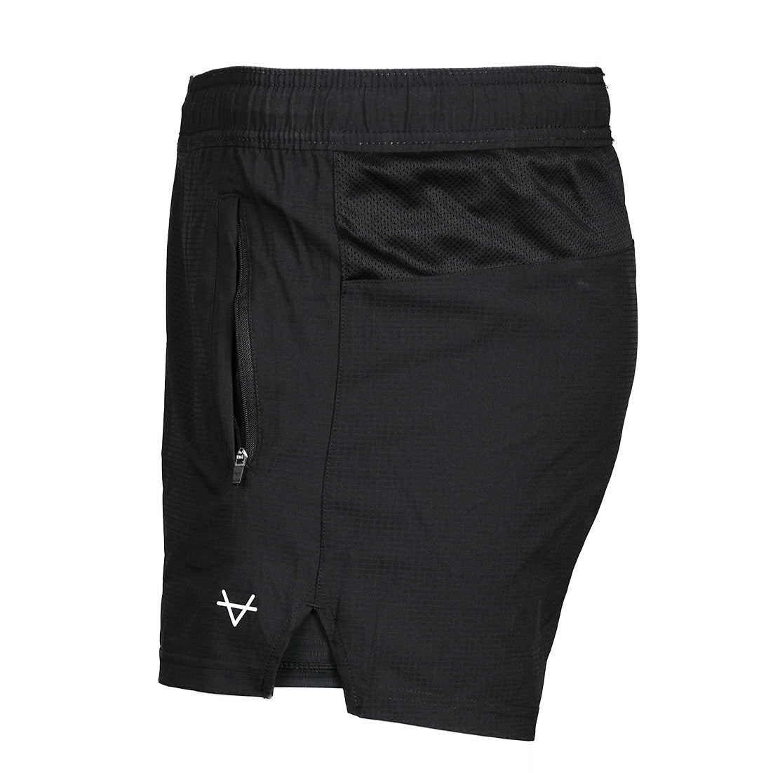 KS Fusion 5 Inch Run Shorts Black