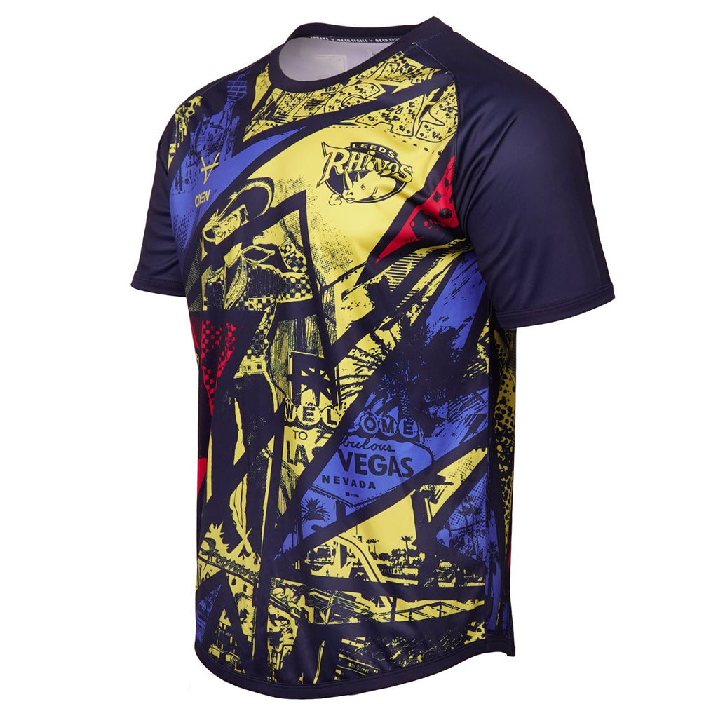Leeds Rhinos Vegas Old Town Tee JNR
