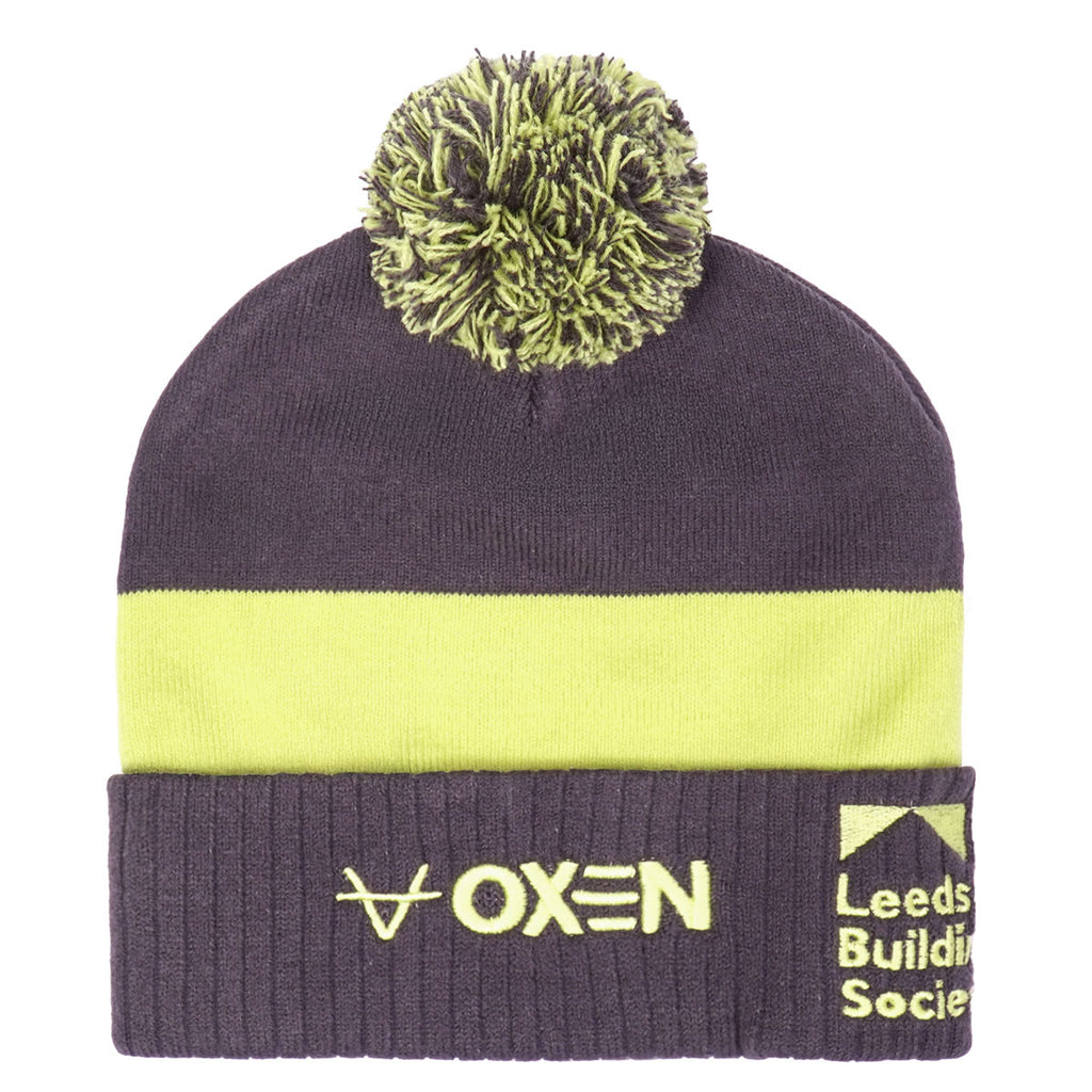 Leeds Rhinos 2026 Charcoal Bobble Hat