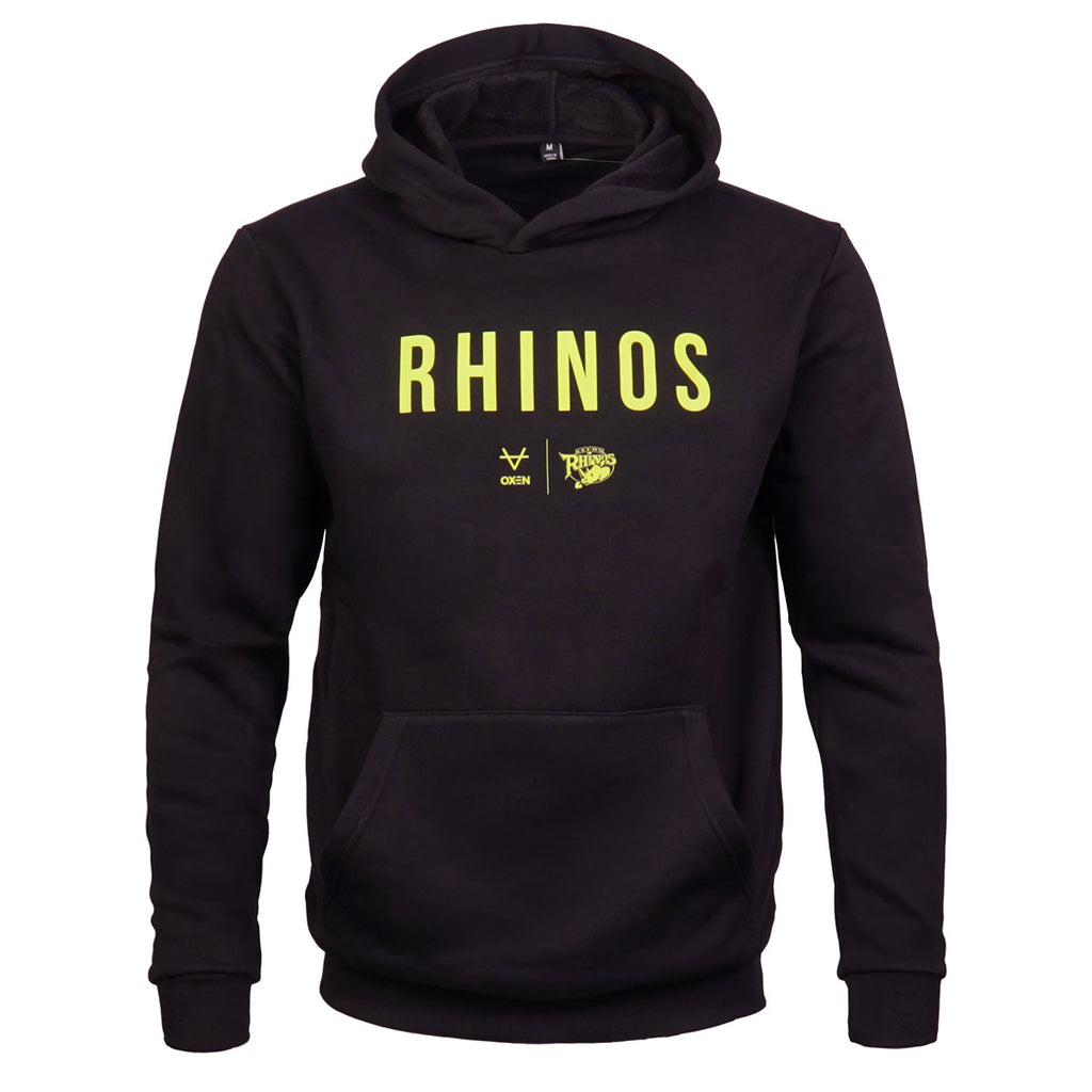 Leeds Rhinos 2026 Cotton Hoody Black