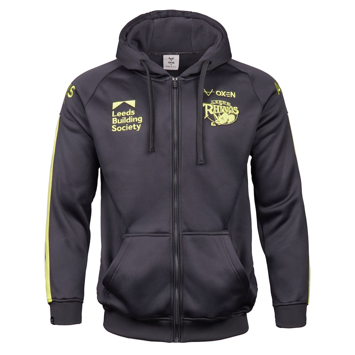 Leeds Rhinos 2026 Charcoal FZ Hoody JNR