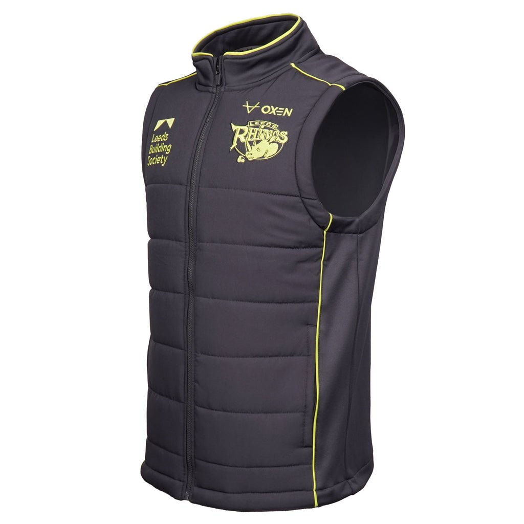 Leeds Rhinos 2026 Charcoal Gilet
