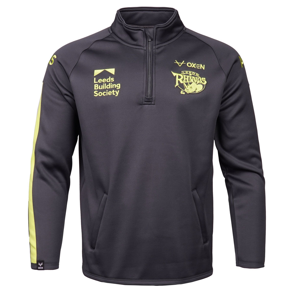 Leeds Rhinos 2026 Charcoal QZ Jacket