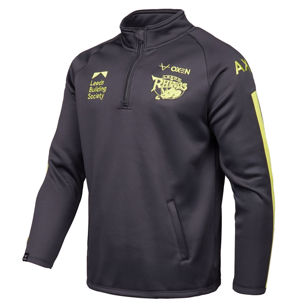 Leeds Rhinos 2026 Charcoal QZ Jacket