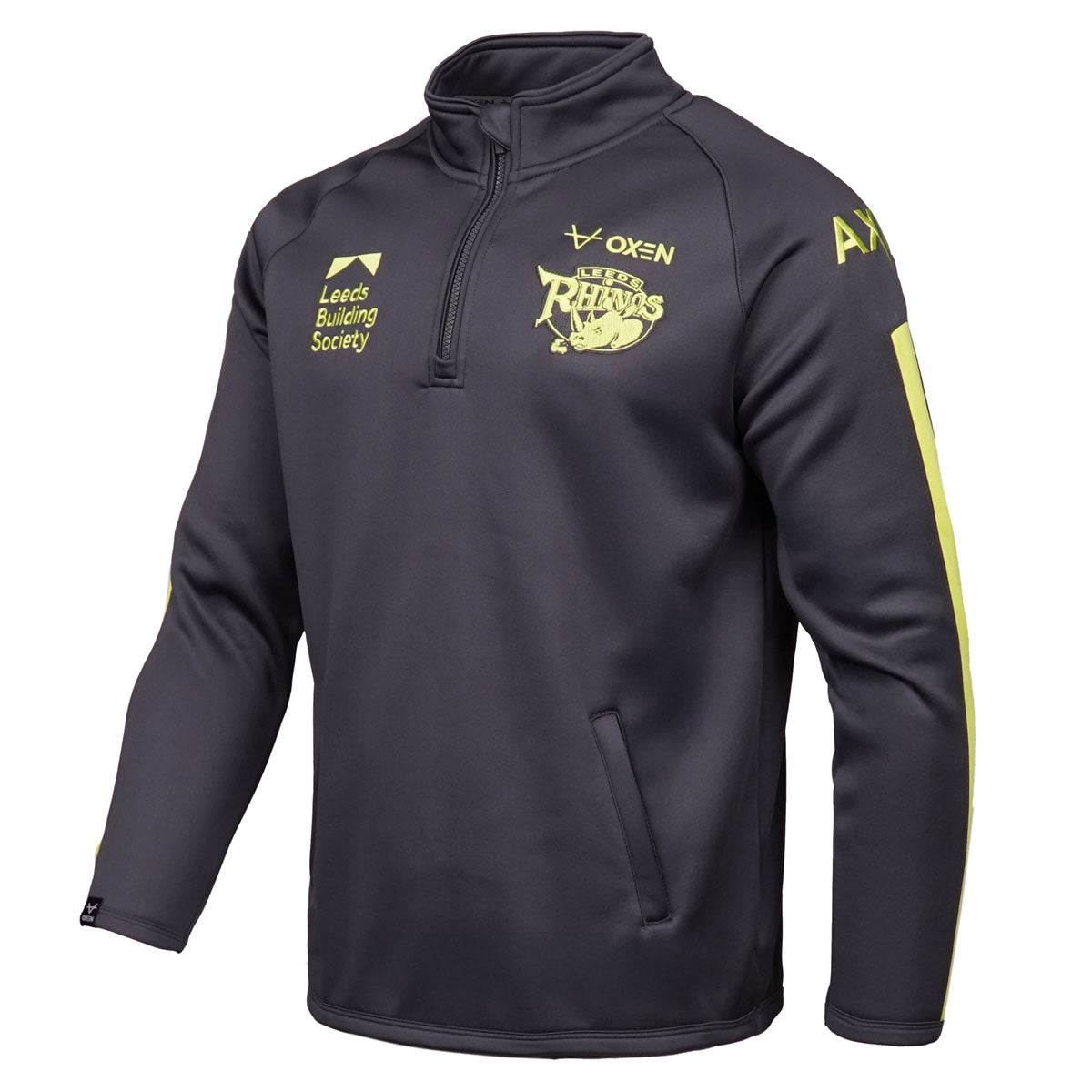Leeds Rhinos 2026 Charcoal QZ Jacket