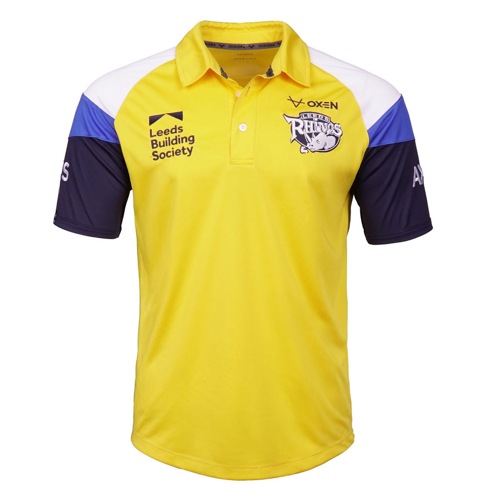 Leeds Rhinos 2026 Match Day Polo Amber