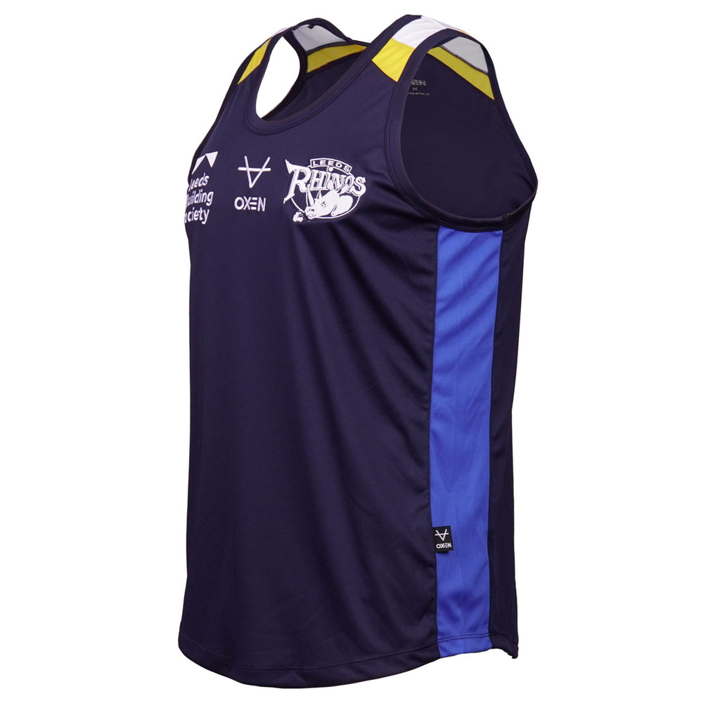 Leeds Rhinos 2026 Match Day Singlet Navy JNR