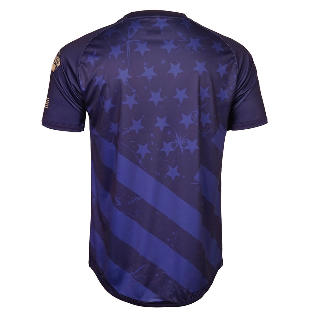 Leeds Rhinos Nevada Tee Nvy/Gld