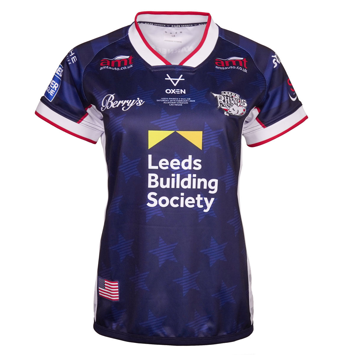 Leeds Rhinos 2026 Vegas Shirt Ladies