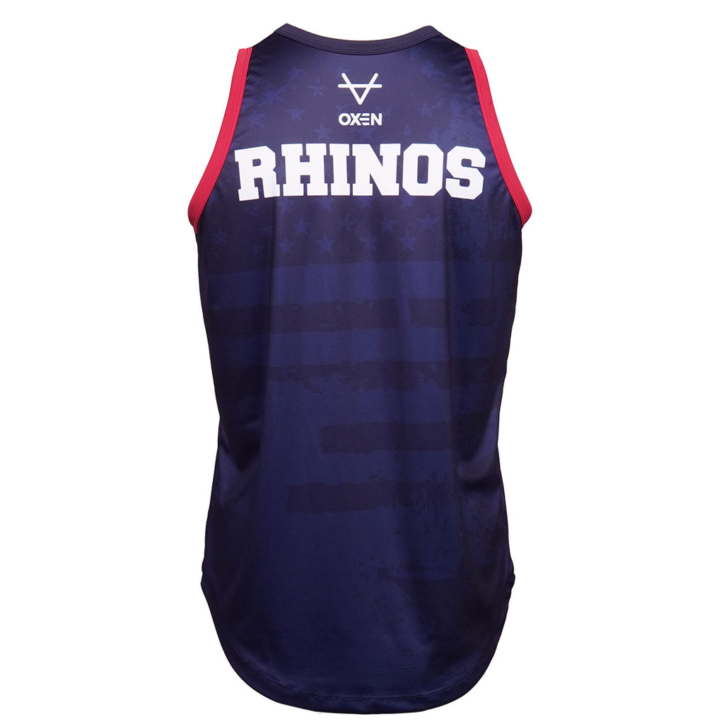 Leeds Rhinos 2026 USA Singlet Navy