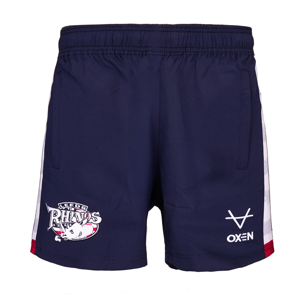 Leeds Rhinos 2026 USA Training Shorts Panel Wht JNR