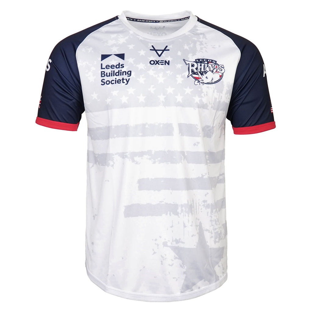 Leeds Rhinos 2026 USA Training Tee Wht JNR
