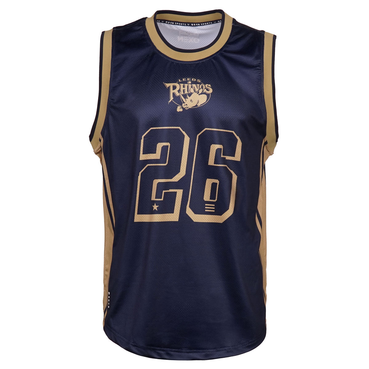 Leeds Rhinos 2026 Vegas Basketball Vest Nvy