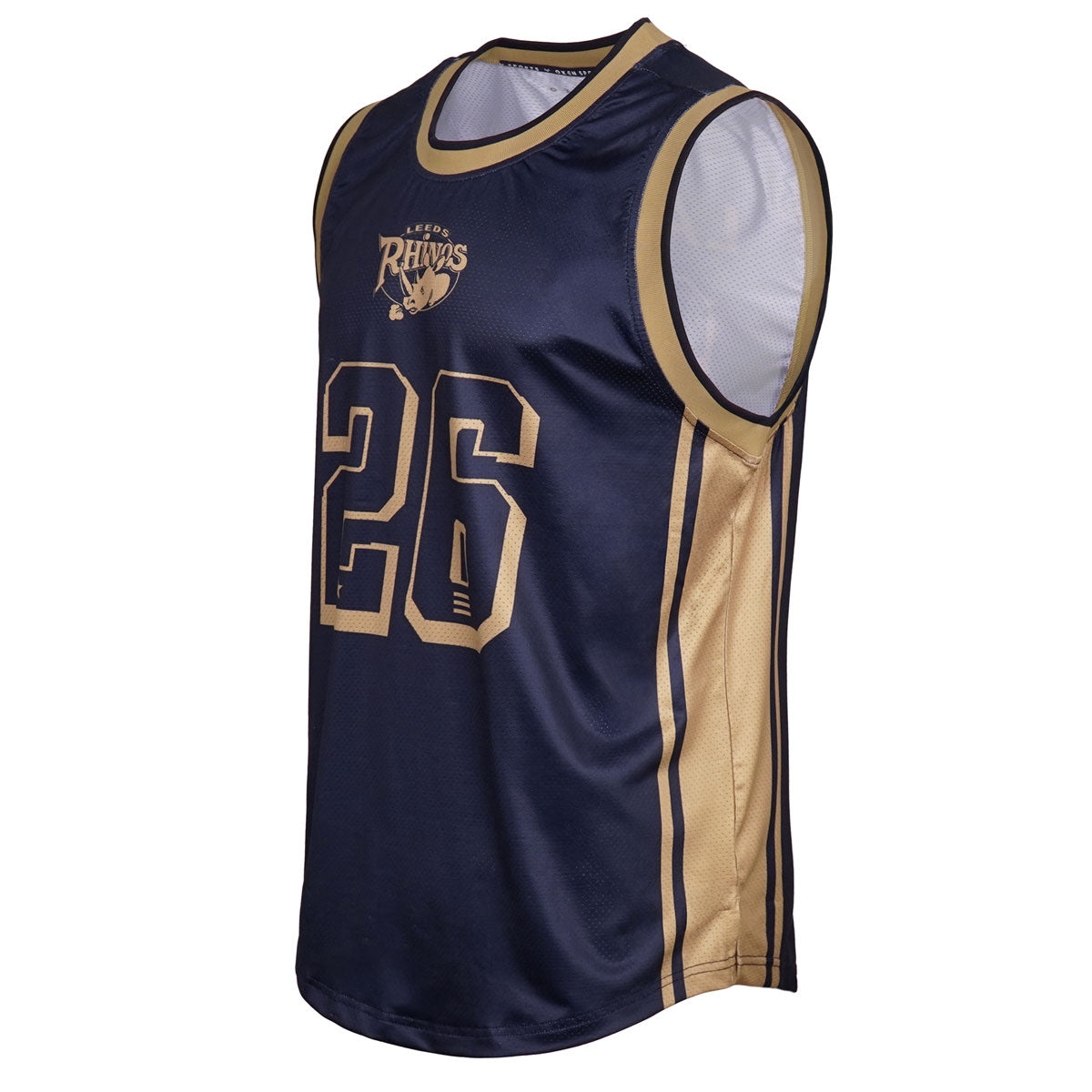 Leeds Rhinos 2026 Vegas Basketball Vest Nvy