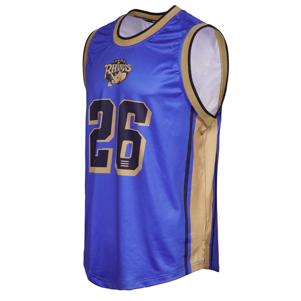 Leeds Rhinos 2026 Vegas Basketball Vest Ryl