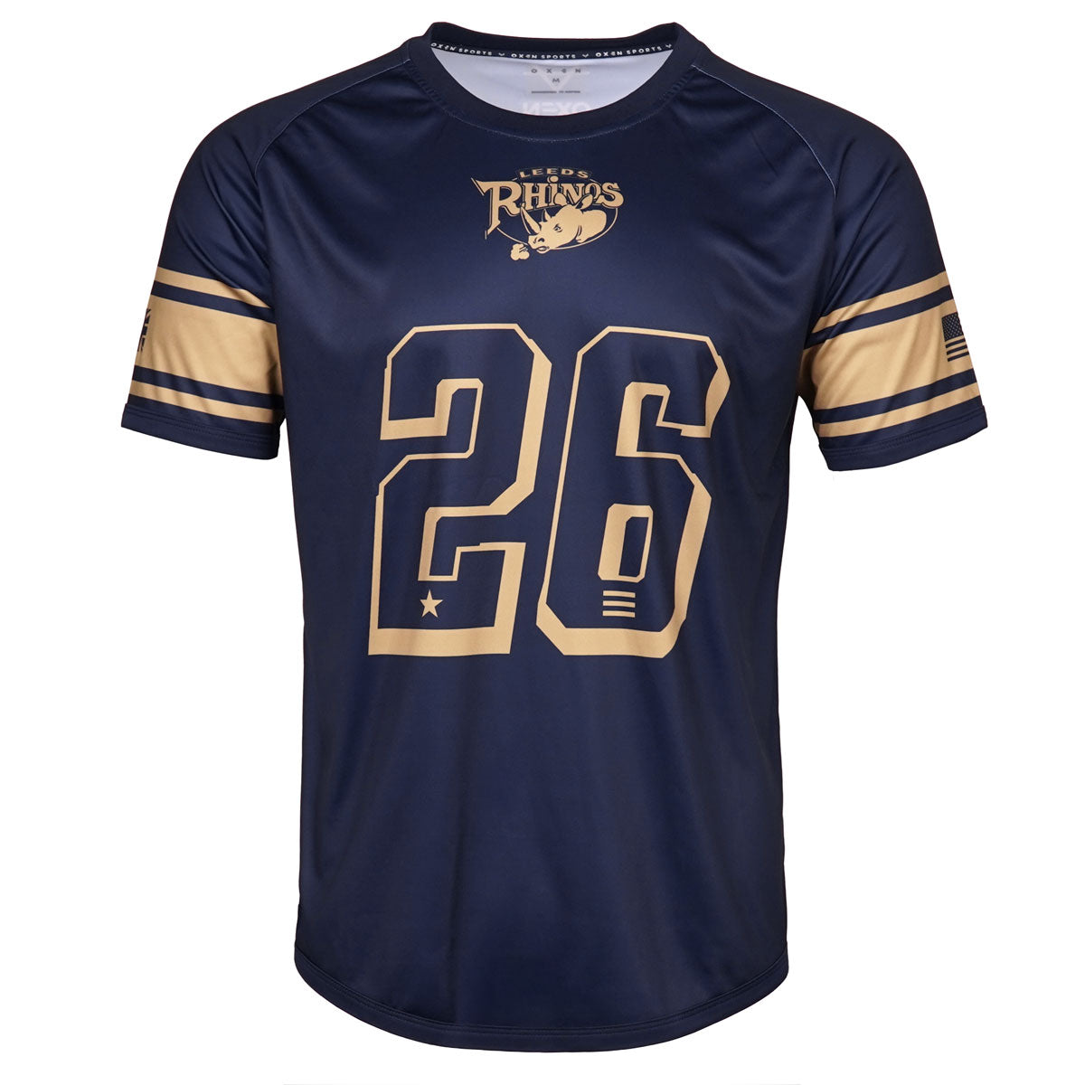 Leeds Rhinos 2026 Vegas Captains Run Tee Nvy JNR