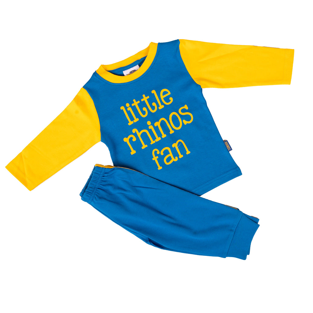 Leeds Rhinos Little Rhino Baby PJs