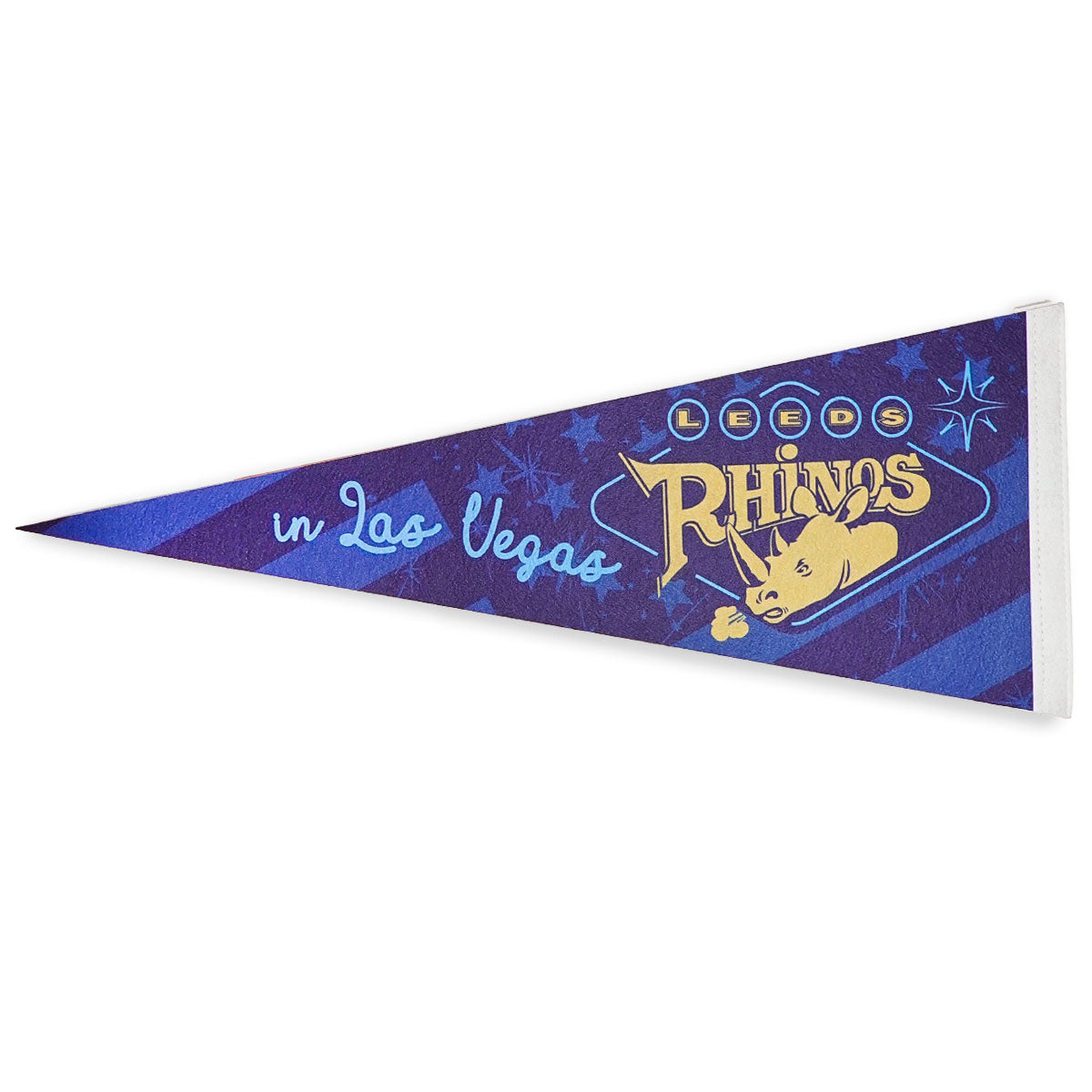Leeds Rhinos Vegas Felt Pennant