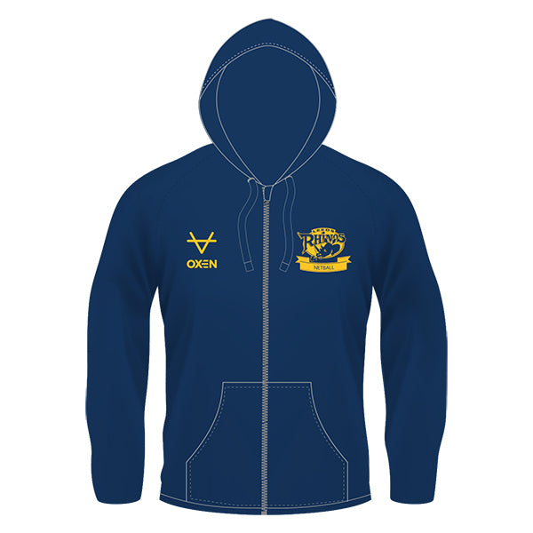 Leeds Rhinos Netball FZ Hoody