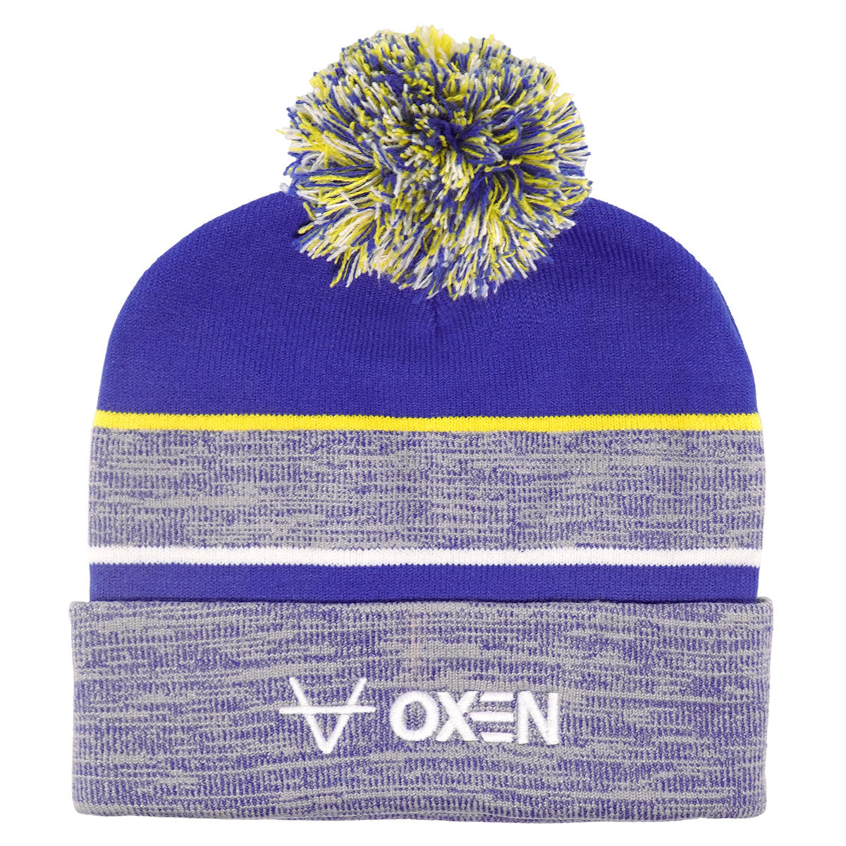 Leeds Rhinos Royal Marl Bobble Hat
