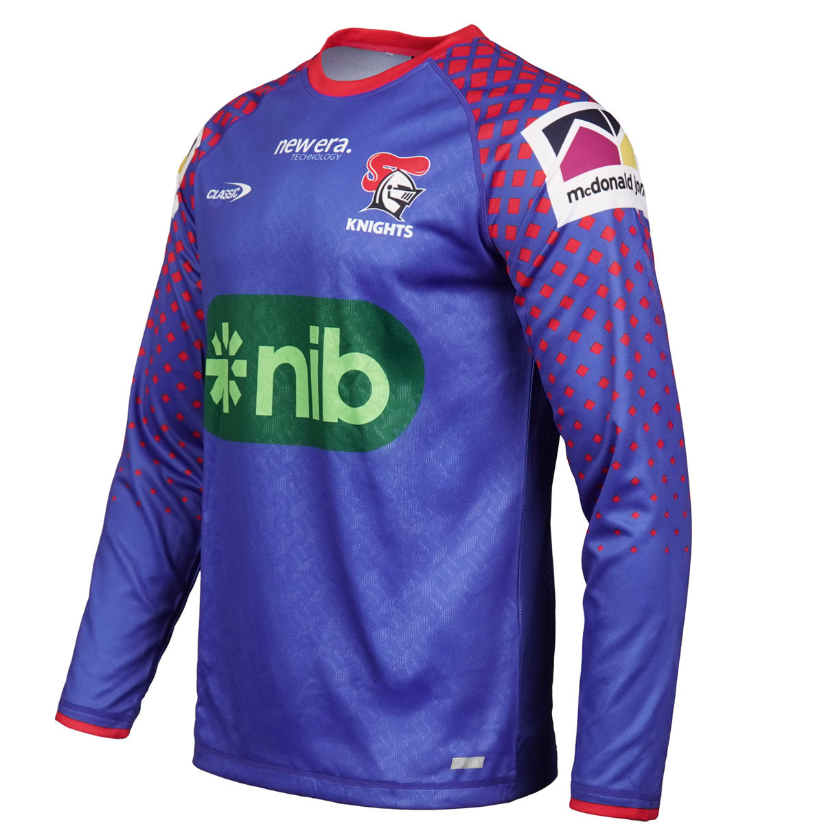 Newcastle Knights 2025 L/S Training Tee Royal