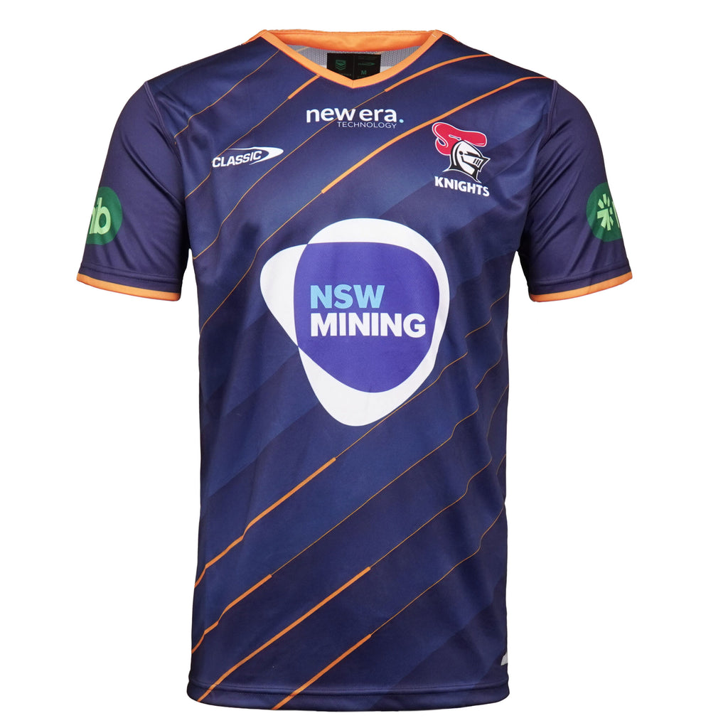 Newcastle Knights 2025 Pro Warm Up Tee