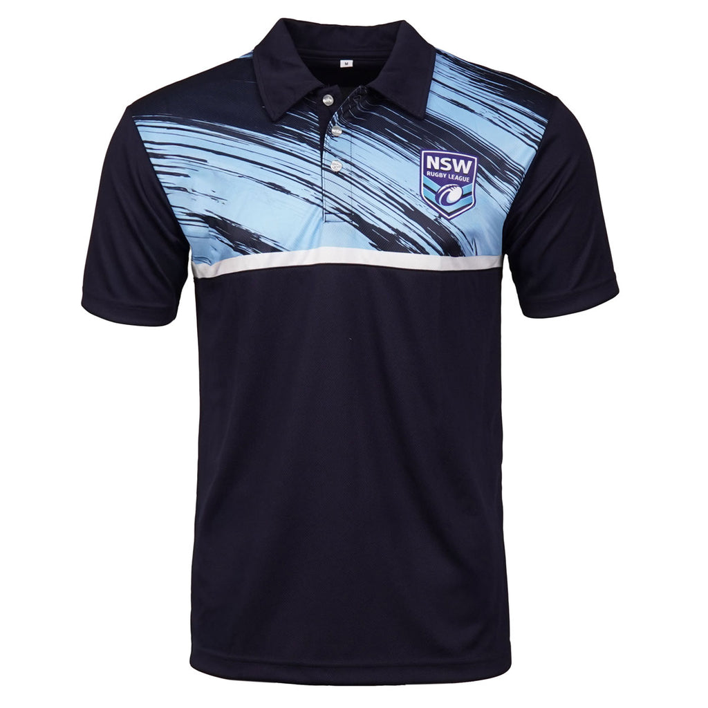 NSW26 Navy Polo Adult