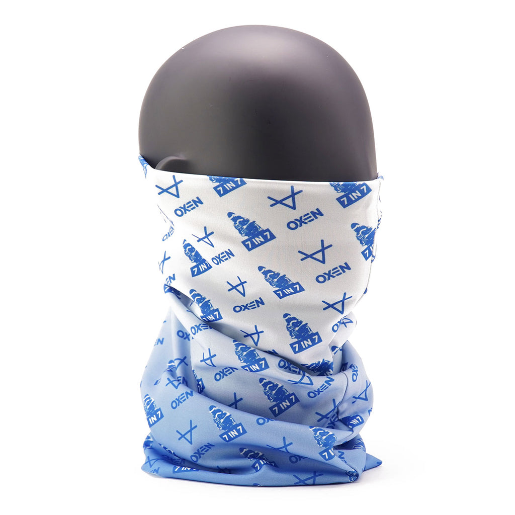 Oxen 7in7 Christmas Snood Blue