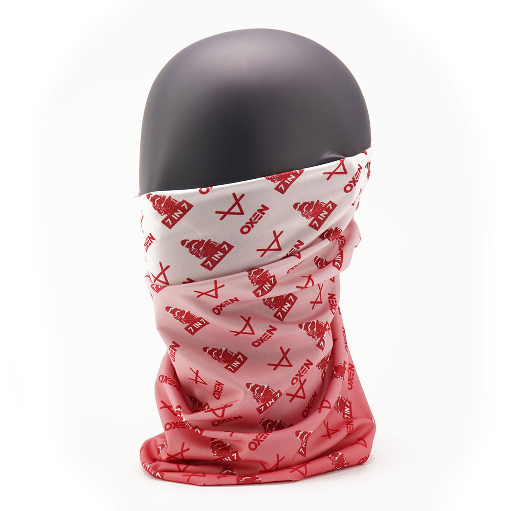 Oxen 7in7 Christmas Snood Red