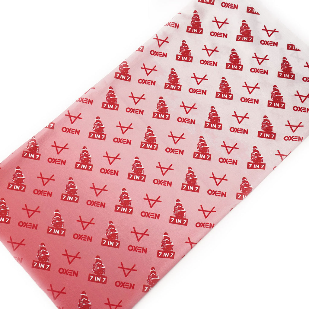 Oxen 7in7 Christmas Snood Red