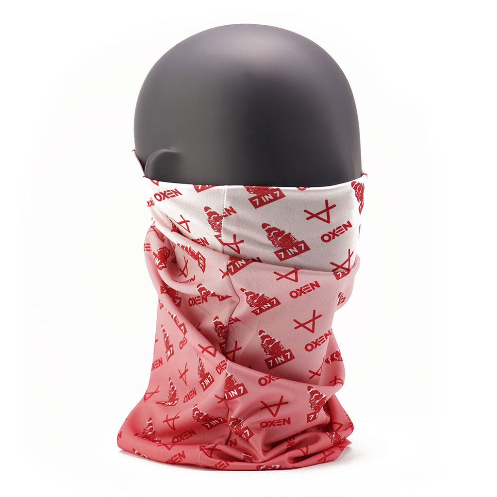 Oxen 7in7 Christmas Snood Red