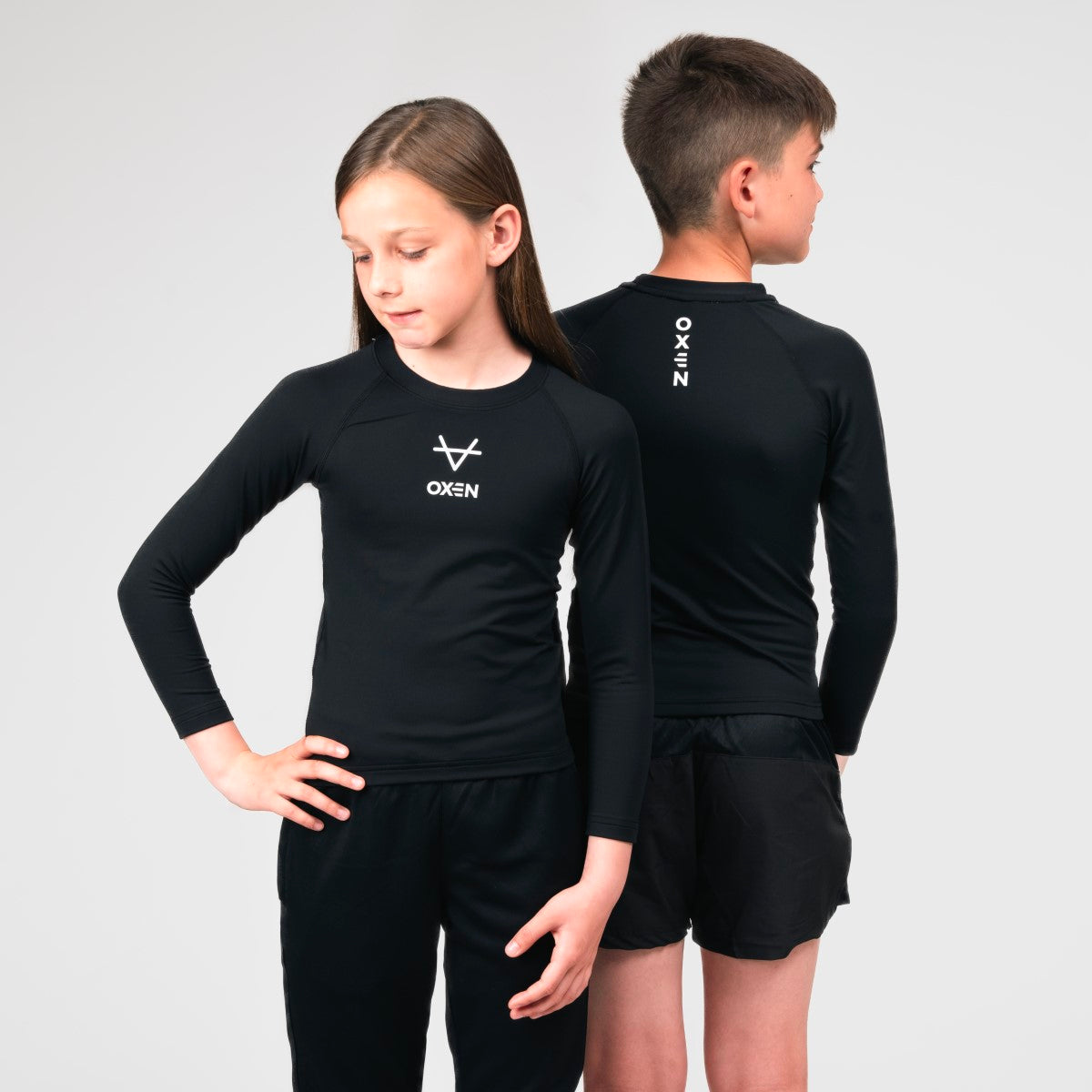 Oxen Black Baselayer Kids