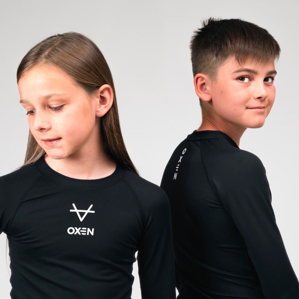 Oxen Black Baselayer Kids