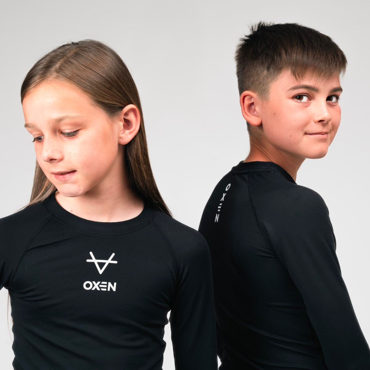 Oxen Black Baselayer Kids