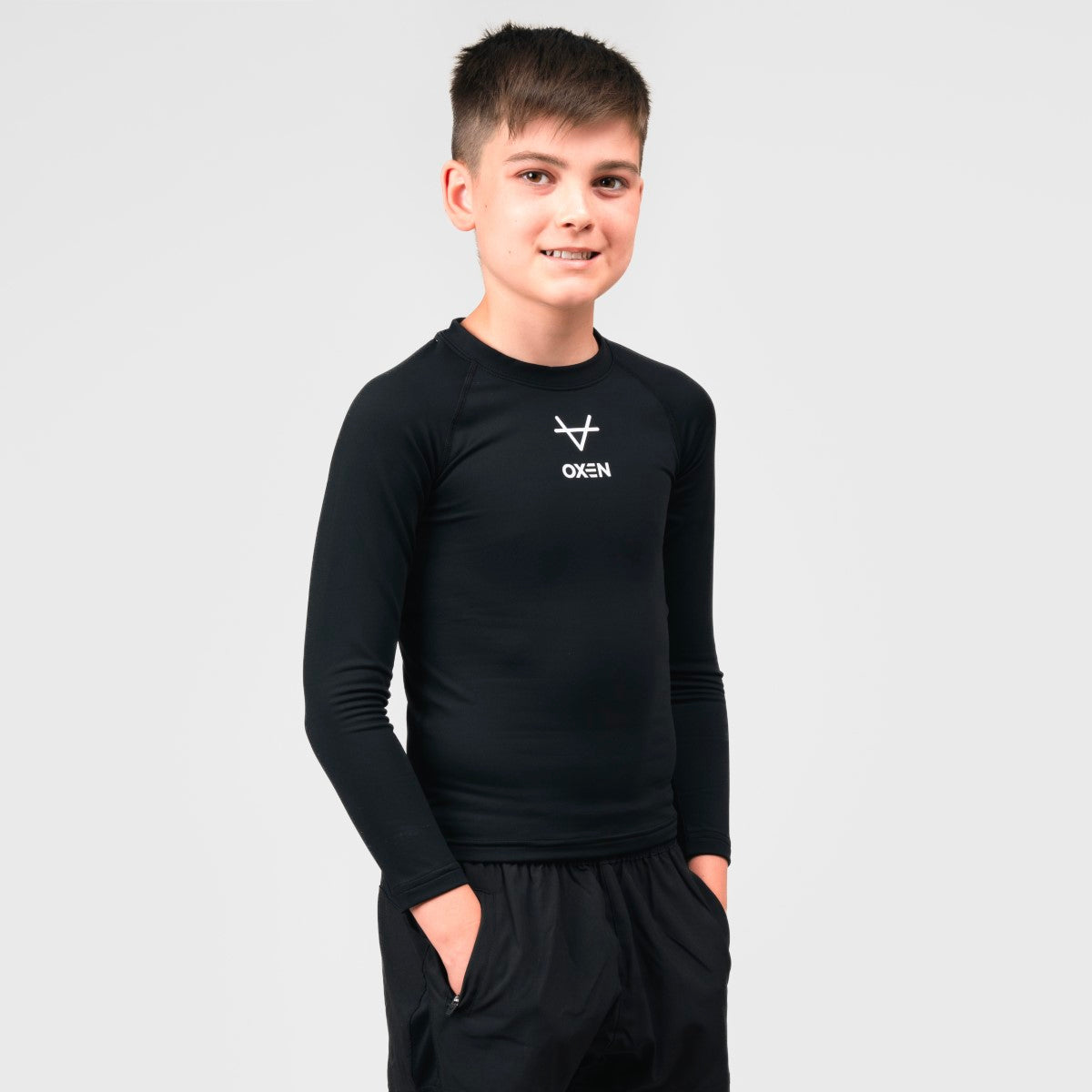 Oxen Black Baselayer Kids