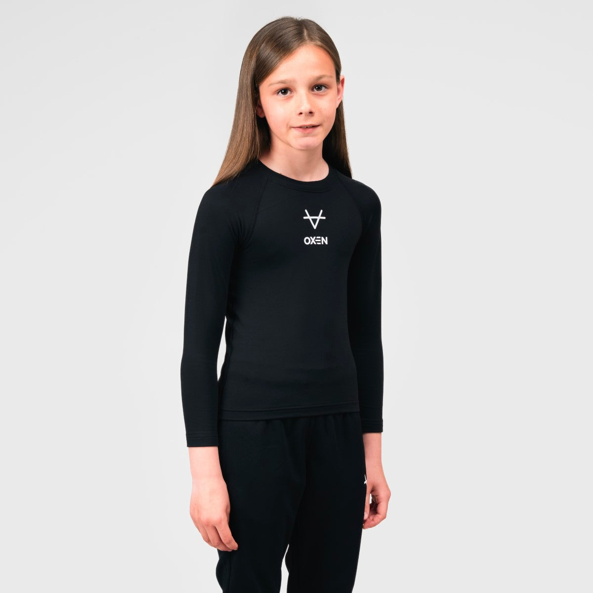 Oxen Black Baselayer Kids