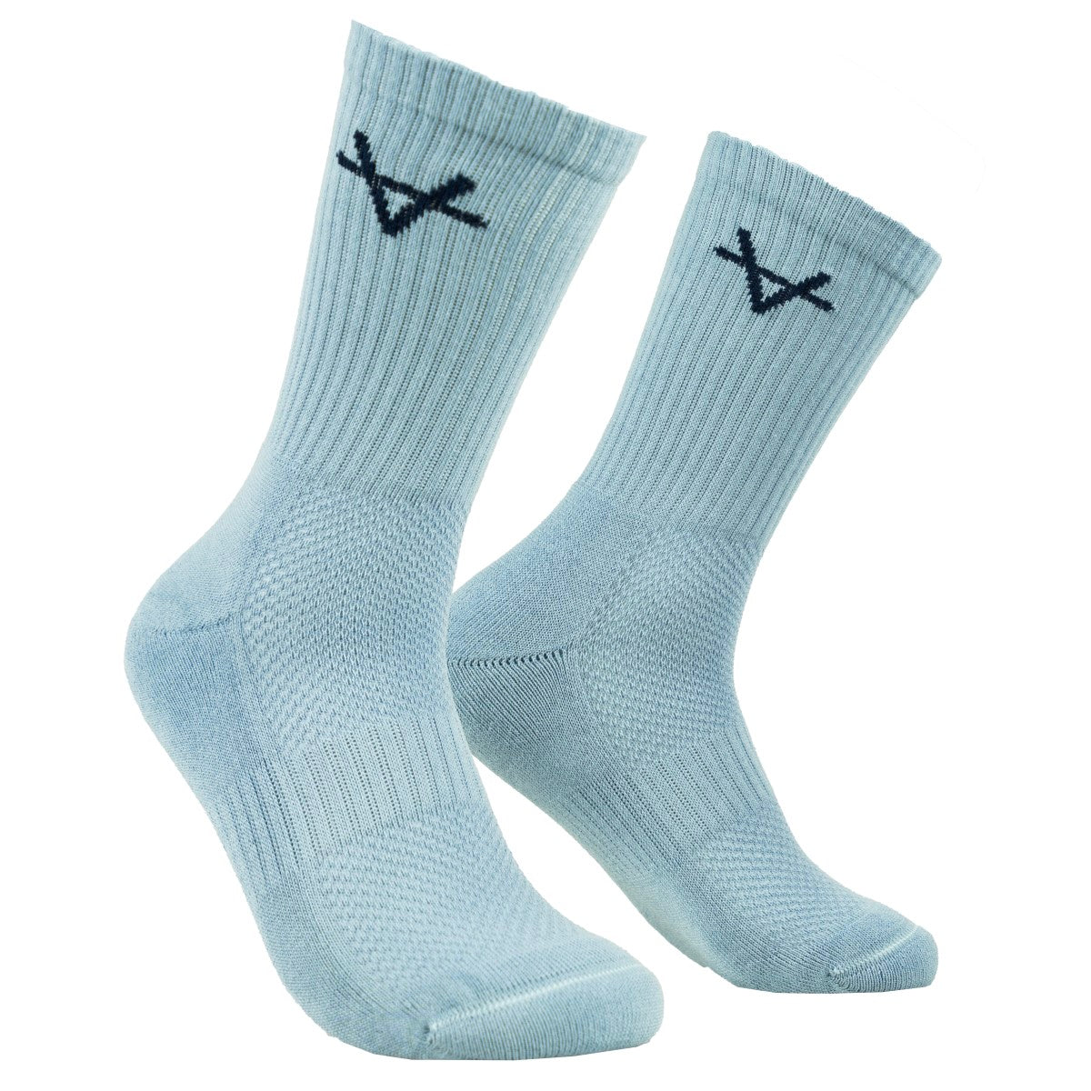 Oxen Blue Silver Crew Socks JNR