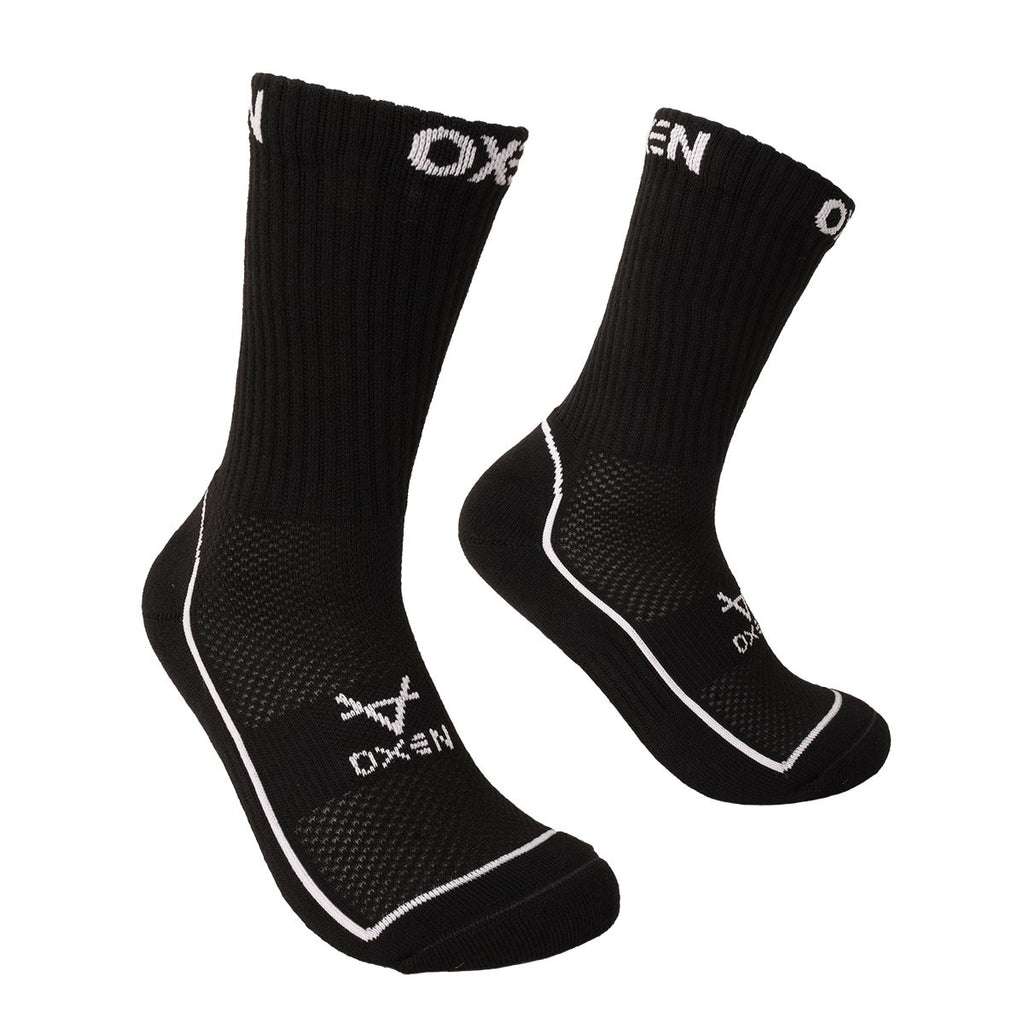 Oxen Black/White Sports Socks