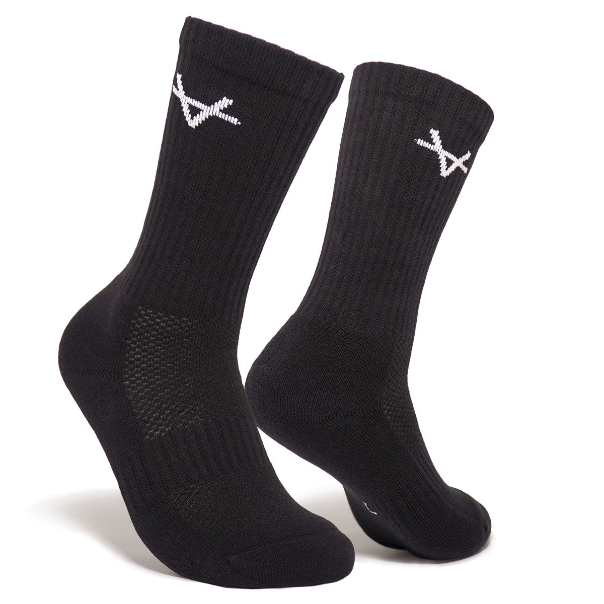 Oxen Crew Socks Blk/Wht JNR