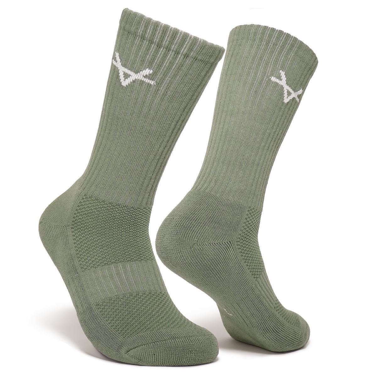 Oxen Crew Socks Olive JNR