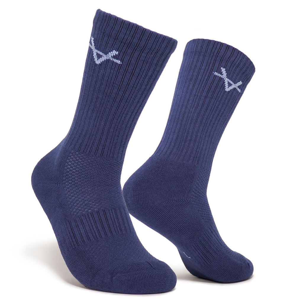 Oxen Crew Socks Sap/Blue JNR